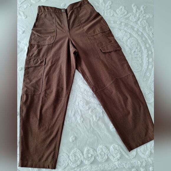 Lululemon 29 Brown Barrel Cargo Pants - Picture 2 of 12